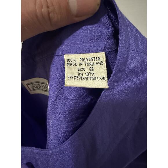 Brand New 90s Vintage Women’s Purple Joan Harper Top WITH Tags - Picture 13 of 14